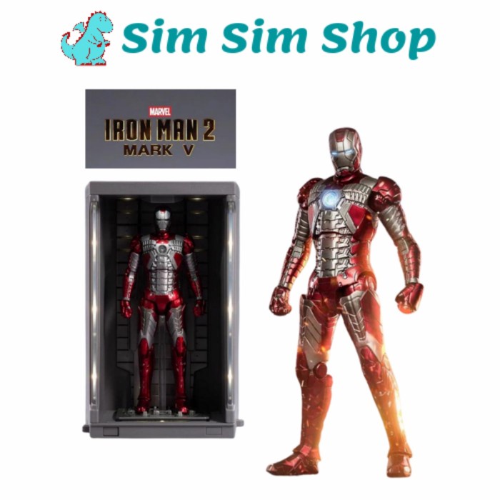 Figure Avengers ZD Toys Iron Man Mark 5 / Ironman MK V Not Hot Toys