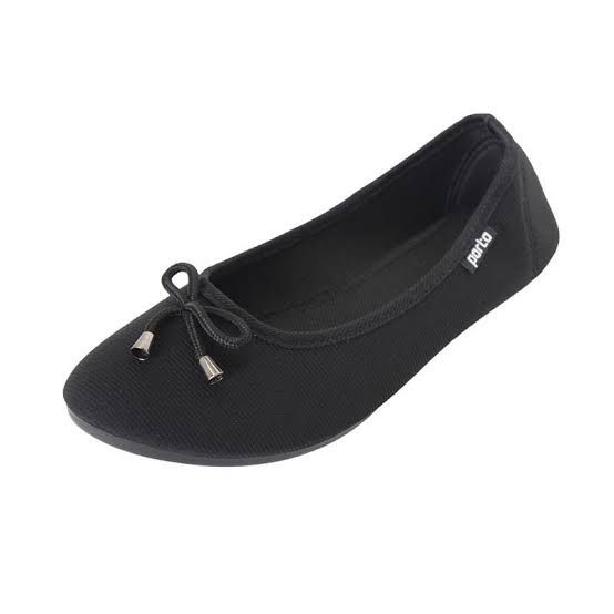 Sepatu Wanita Flatshoes Balet Kain Nyaman Empuk Simple Porto Lady Original BA 202 L