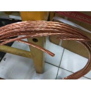 Kabel Tembaga BC 16 16mm Full Besar (Meteran) Kabel BC 16mm Kabel Grounding 16mm Copper Wire