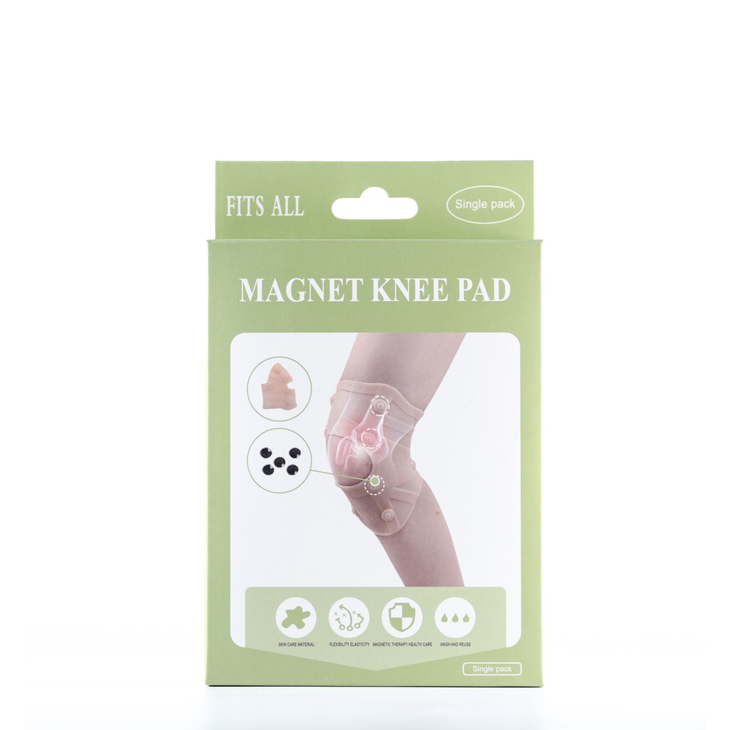 Knee Pad Magnet - Pelindung Lutut Dengkul Silikon Magnetic Terapi 0694