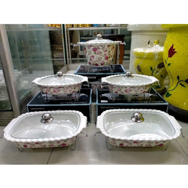 Capodimonte Shabby prasmanan FREE PAKING KAYU