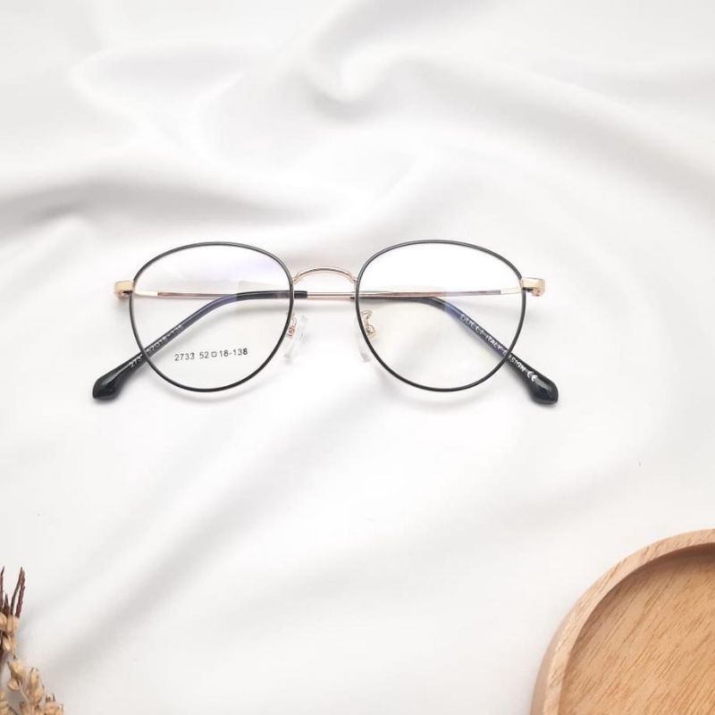 0KACAMATA 2733 (muka lecil) Kacamata lensa Bluecromic | Kacamata photocromic | Kacamata minus | frame minus antiradiasi | GRATIS MINUS DAN SILINDER