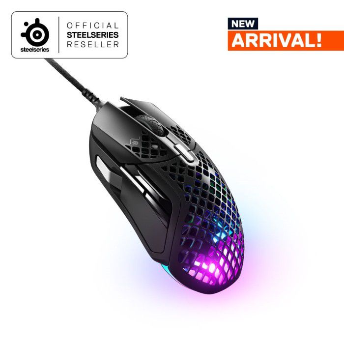 Steelseries Aerox 5 Wired - Gaming Mouse Ultra Lightweight Multi Genre - Original - Garansi Resmi 1 Tahun