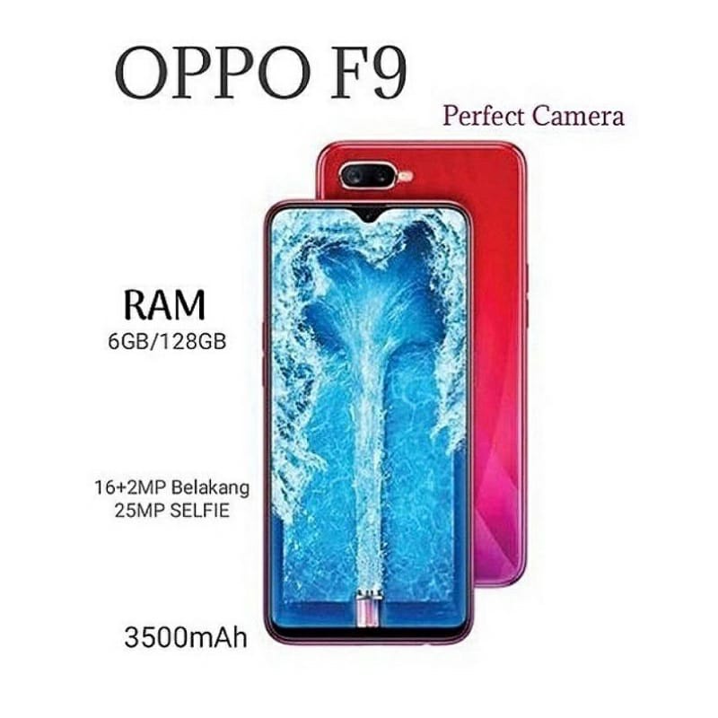 HP Murah OPPO F9 PRO ram 6/64GB &amp; 6/128GB Android Smartphone  HD 6,3 inci sidik jari layar penuh FULLSET GARANSI 12 BULAN