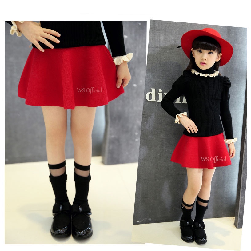 Rok Mini Anak Rok anak Korea Rok Payung Anak Rok Pendek Anak