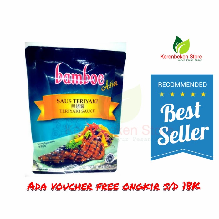 

bamboe bumbu instan saus teriyaki 48gr