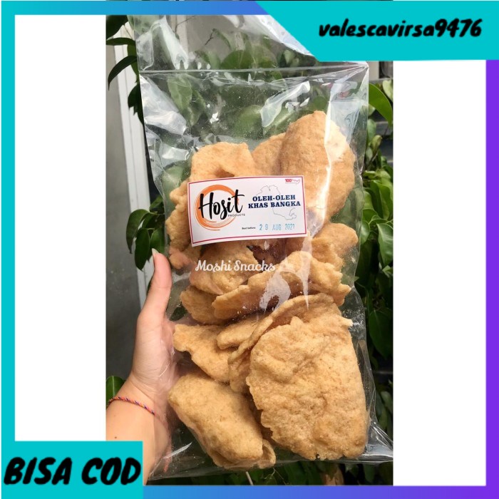 

⭐BISA COD⭐ Kemplang Ikan Kulit Ampiang Garing 250gr Asli Bangka / Kerupuk Bangka