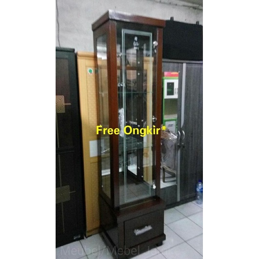 Bufet Pajangan Minimalis 1 Pintu - Bupet Lemari Cantik Murah