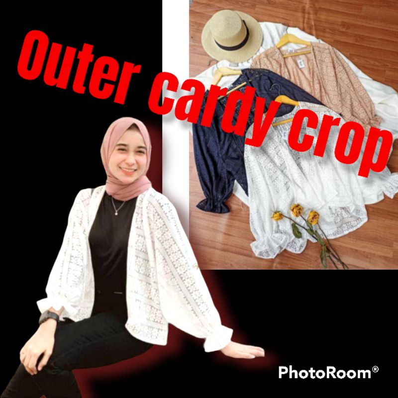 LACE OUTER BRUKAT/outer brukat crop/cardigan outer pendek