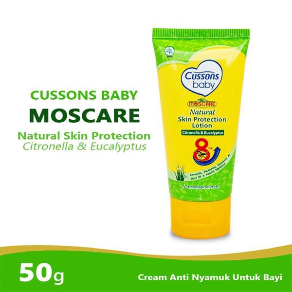 Cussons Baby Lotion Moscare Skin Protection - Losion Bayi Anti Nyamuk 50gr 100gr_Cerianti