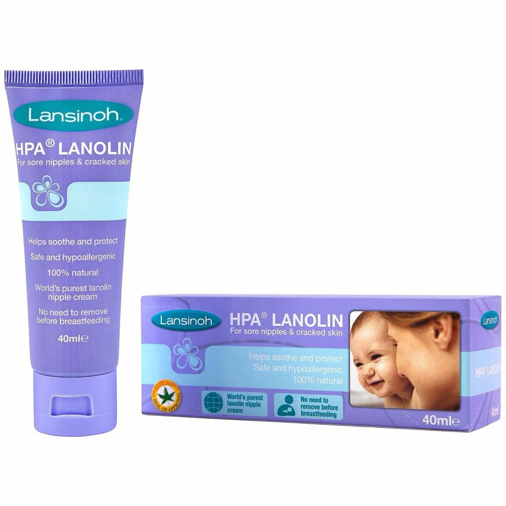 Lansinoh HPA Lanolin For Sore Nipples &amp; Cracked Skin / Krim Puting (Tersedia varian ukuran)