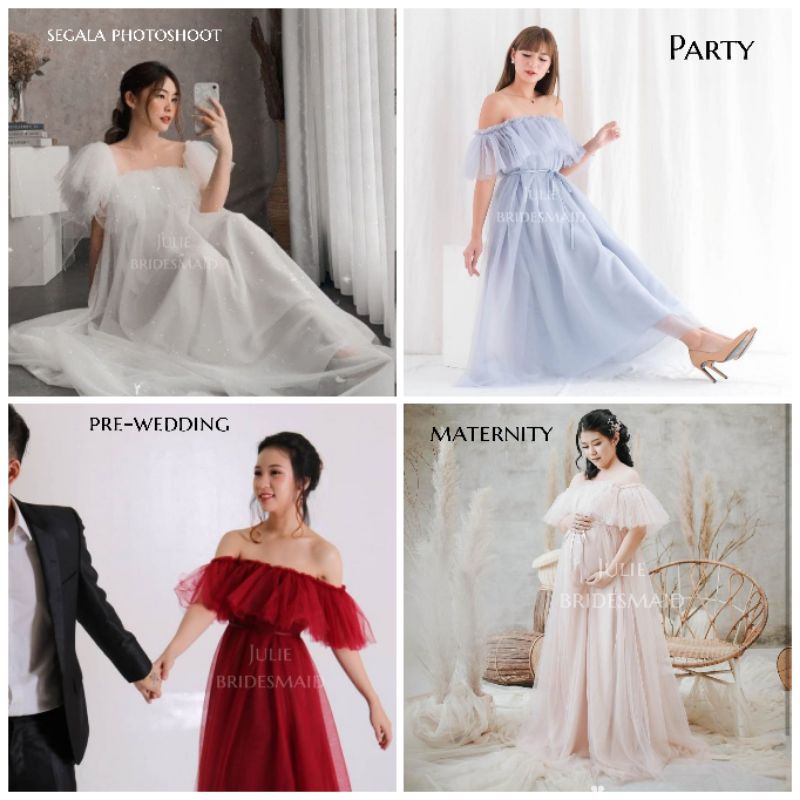 READY SQUARE dress by JULIE bridesmaid | maternity | prewedding | photosoot | dress hamil