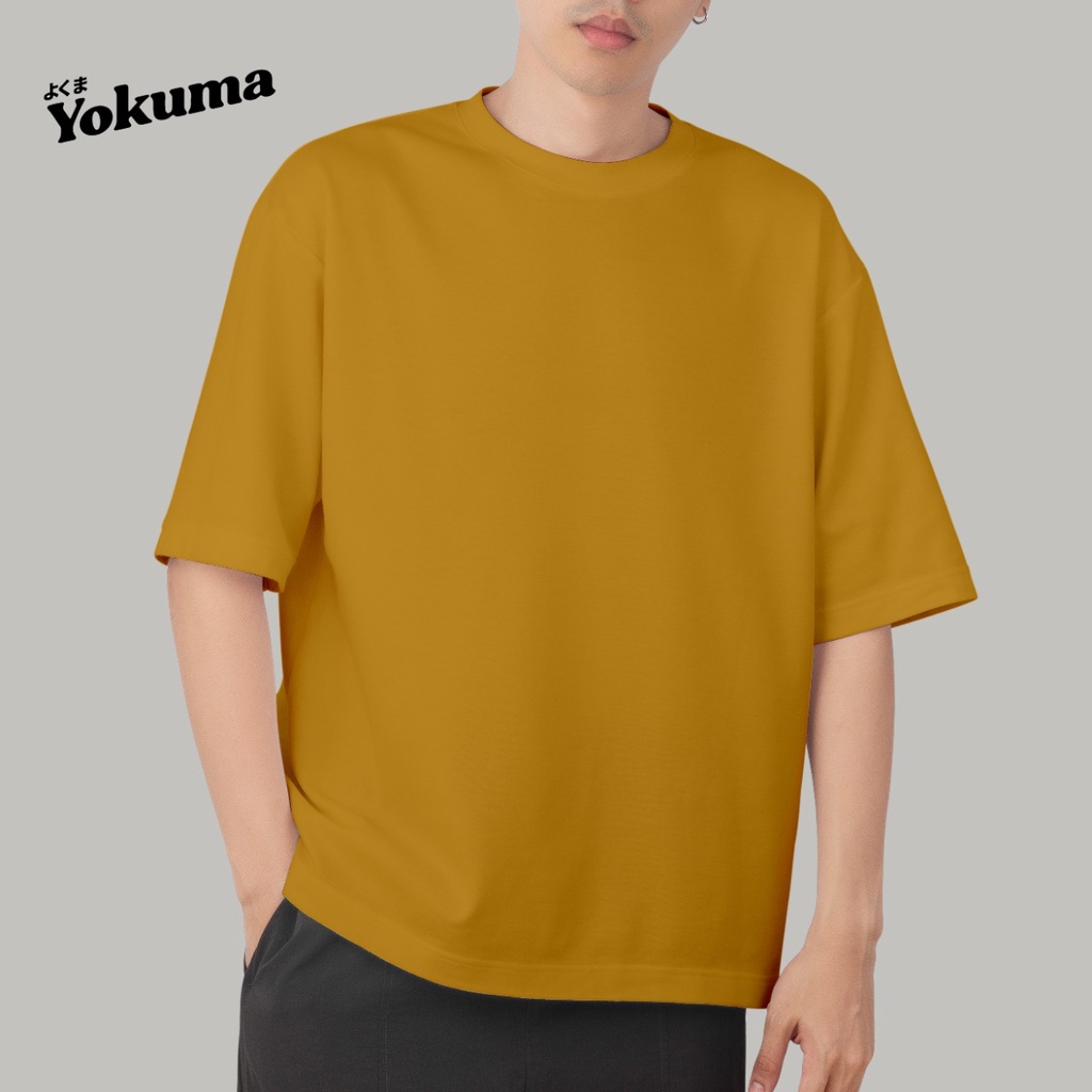 YOKUMA - In Your Twenties Premium T-Shirt Oversized - Mustard