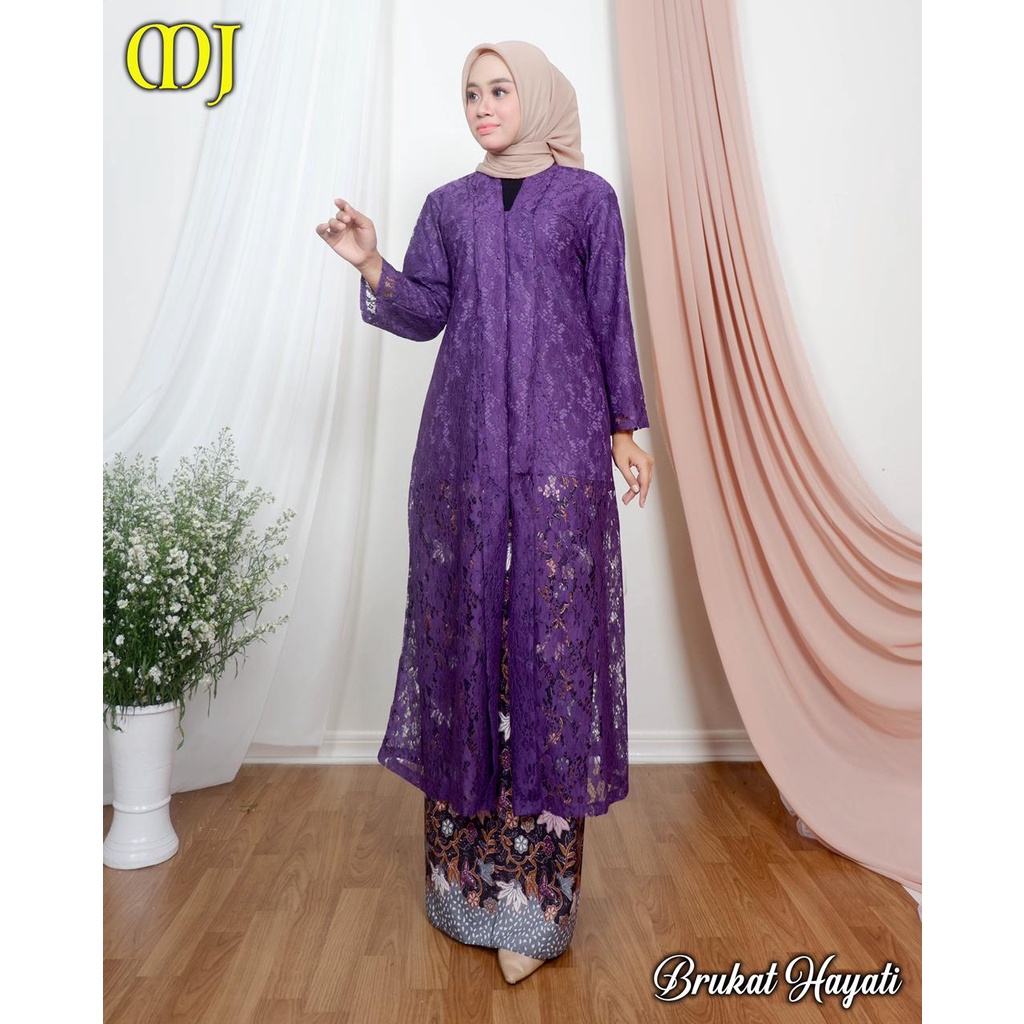 QC. SET ROK HAYATI ORIGINAL Kebaya Original Kebaya Modern Fashion Muslim Kondangan Pesta Lebaran