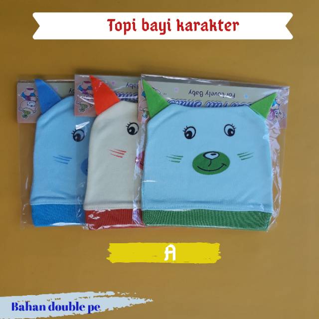 Topi bayi karakter