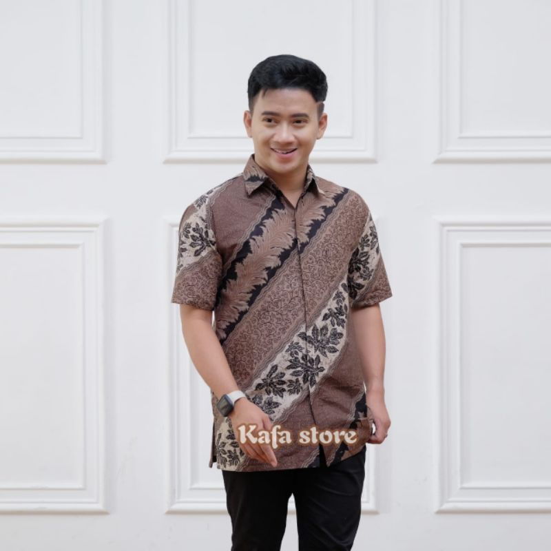 Baju Batik Cowok Hem Batik Pria Terlaris