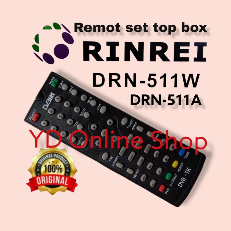 Remote Set Top Box Rinrei ORIGINAL