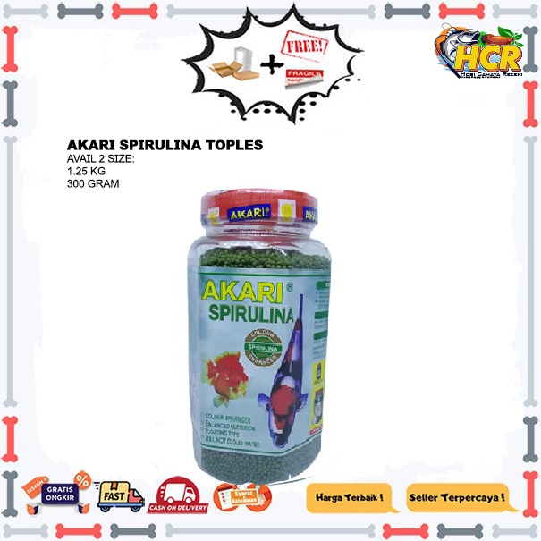 Akari Spirulina Toples
