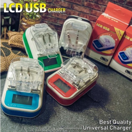 Destop LCD Color Universal Charger / Charger Kodok