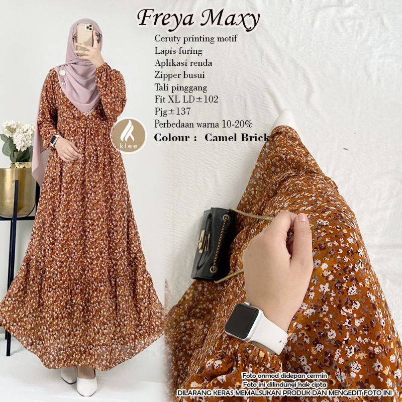 Fraya Maxy Gamis Wanita Original by Ratu Mulabees