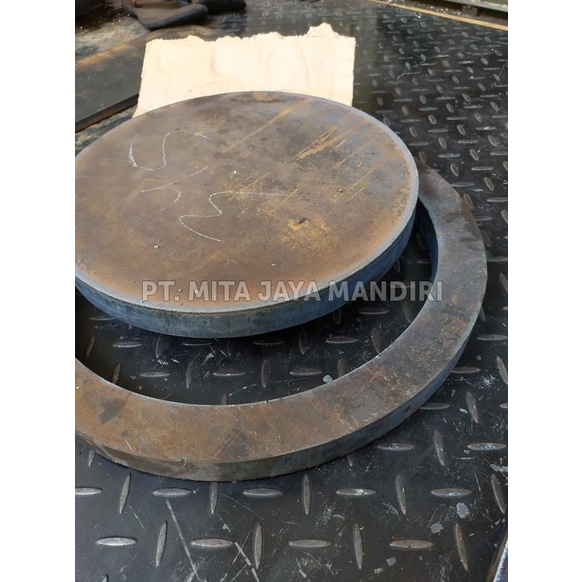Plat Besi Bulat Diameter 100mm x Tebal 20mm