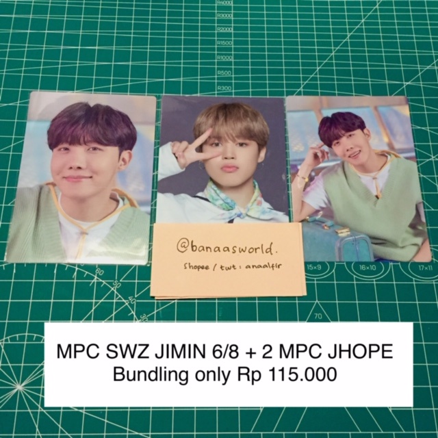 MPC SOWOZOO BTS JIMIN 6/8 + 2 MPC SWZ JHOPE (BUNDLING)