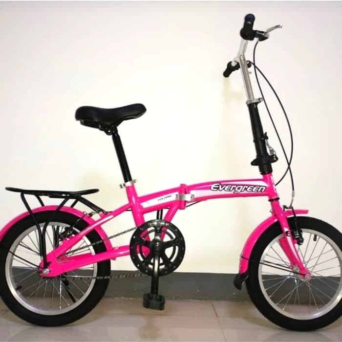 sepeda lipat anak Evergreen 16 inch single speed