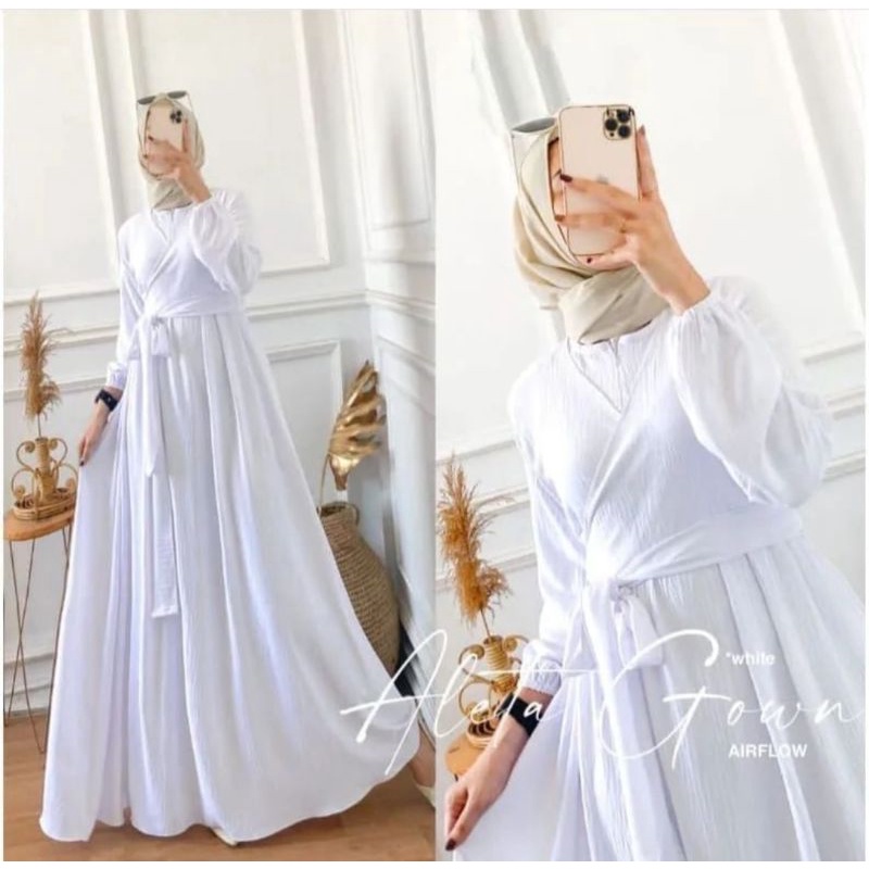 Aleta dress cringkle air blow 2022/ dress terlaris midi dress kekinian 2022/gamis muslim kekinian bahan crinkle air flow/dress jumbo inpor/dress kondangan terlaris termurah/baju muslim terbaru terlaris kekinian