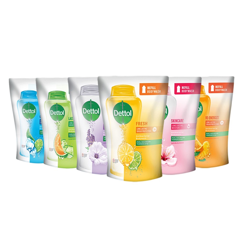 ★ BB ★ Dettol Body Wash Anti Bakteri - Sabun Mandi Cair - 250ml - 450ml