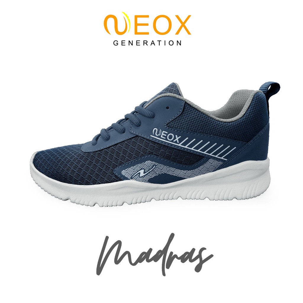 Sneakers Pria Terbaru Neox by Ardiles Model MADRAS - BIRU