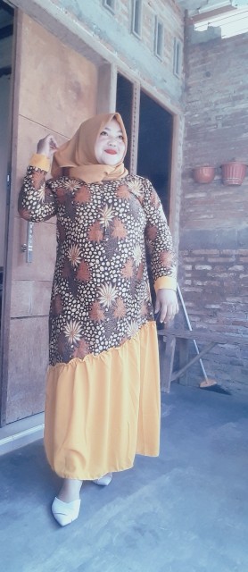 Gamis Batik Rempel Meisya Stile
