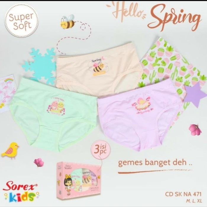 SOREX CD Anak Anak putri Isi 3 per kotak NA 471