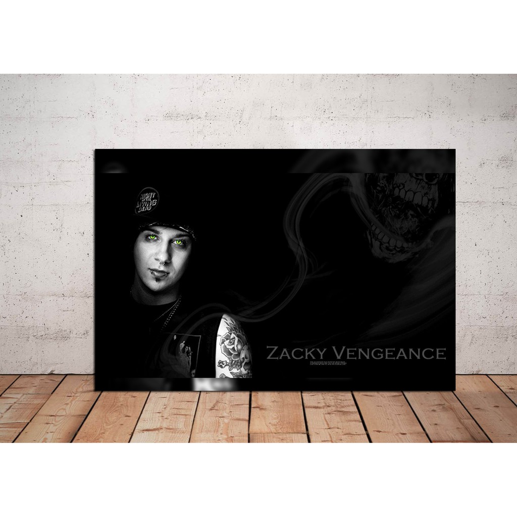 Poster Zacky Vengeance Avenged Sevenfold/Poster Kayu/Hiasan Dinding /Poster Zacky Vengeance