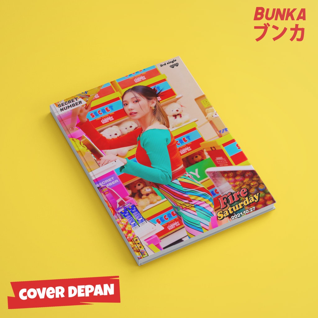 

Notebook KPOPSecret Number Fire Saturday Jinny Hardcover A5 Buku Tulis Catatan Notes Agenda Planner Jurnal