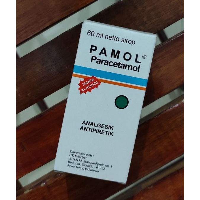 Pamol Syr 60 / Paracetamol 120 Mg / Pereda Nyeri / Demam / Sakit Kepala