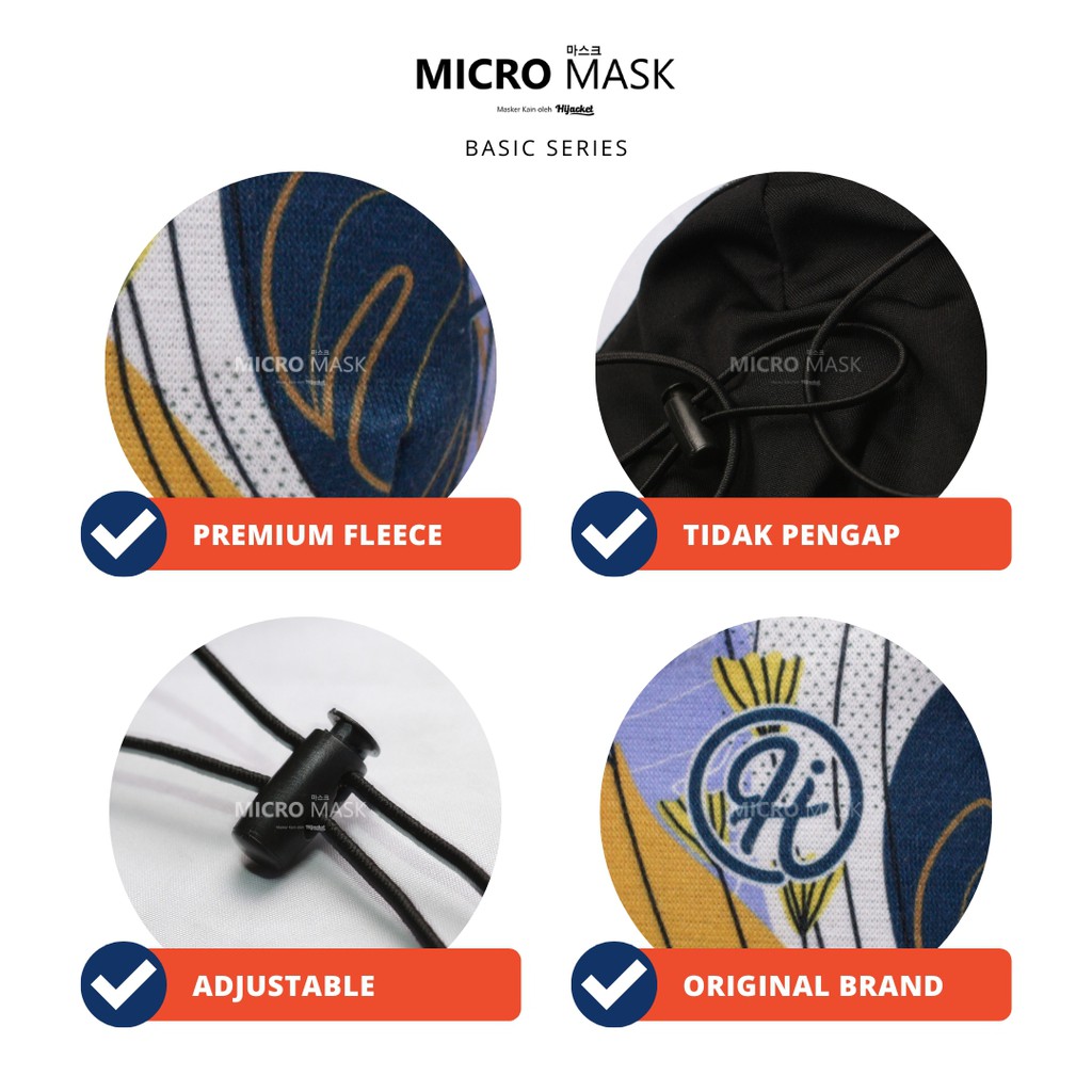 MICRO MASK SPECTRUM® HIJACKET Masker kain Masker Masker hijab kain Masker kain hijab motif mask-4