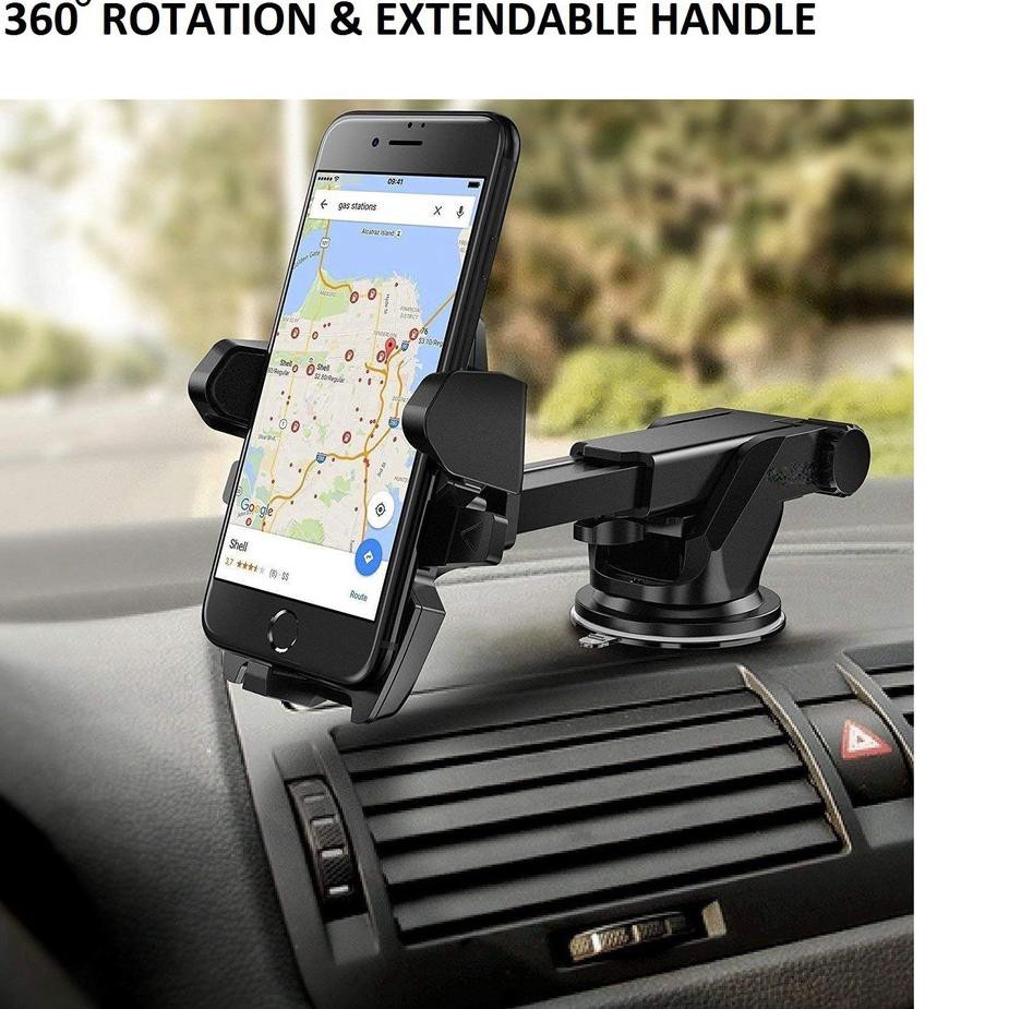 Holder Dasboard Mobil Car Holder 360 Rotable , Stand Holder Handphone Universal HD19 HD-19 Car Holder Phone