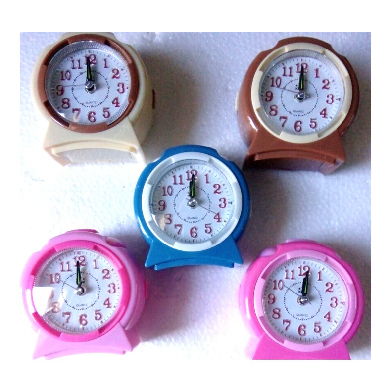 Jam Meja Beker Weker Alarm Clock DUAL MODE Kring Melody Bell Free Baterai