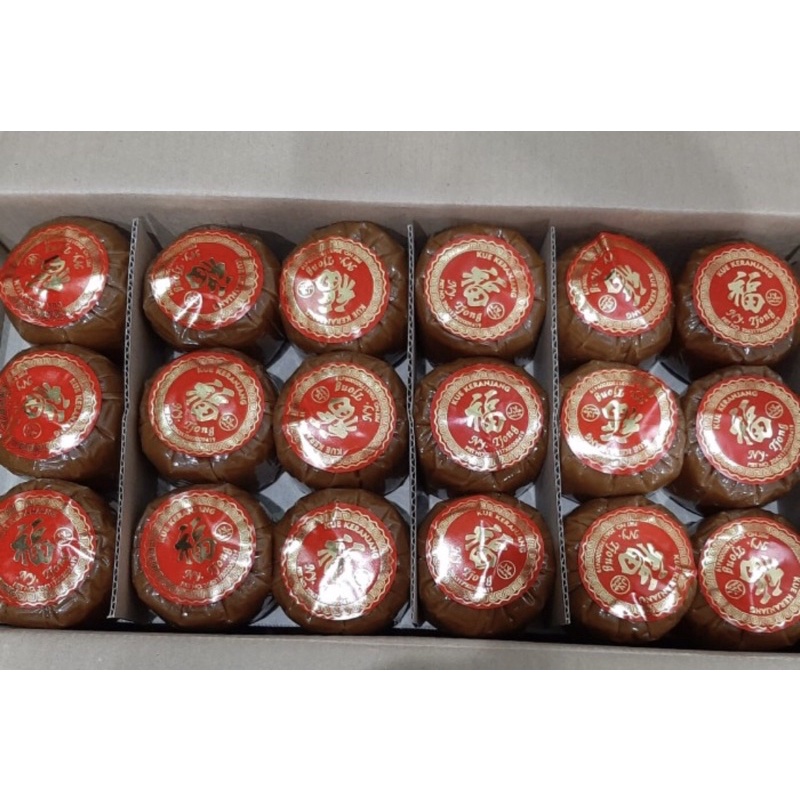 

KUE KERANJANG NY TJONG | NIAN GAO DODOL IMLEK 10kg (40pcs @250gr)