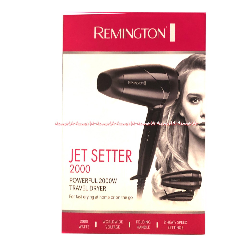 Remington Jet Setter 2000 Travel Hair Dryer Alat Pengering Rambut