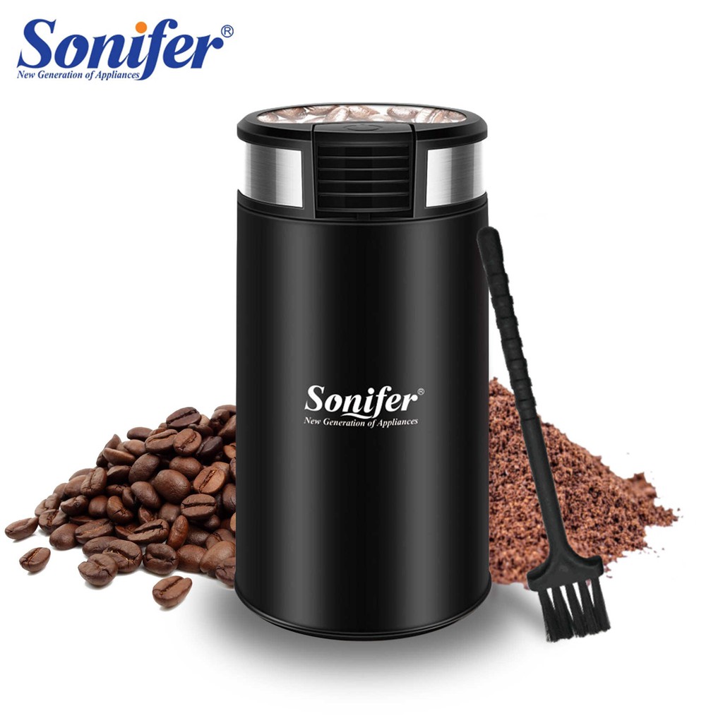 Sonifer Coffee Grinder Electric Penggiling Biji Kopi / Kacang / Bumbu