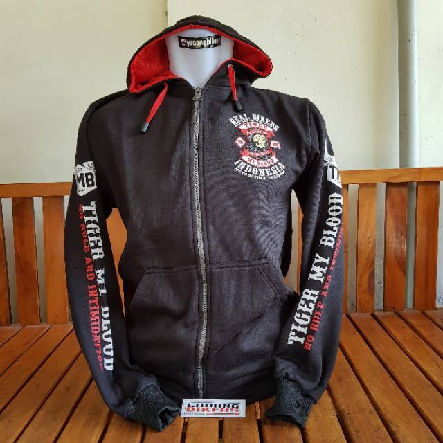 jaket sweater hoodie honda tiger 060 motor bikers tab htci html mbi club community klub indonesia