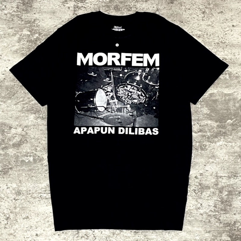 noov music merch Morfem - Apapun Dilibas Tshirt -Black | Original Merchandise Kaos Pria