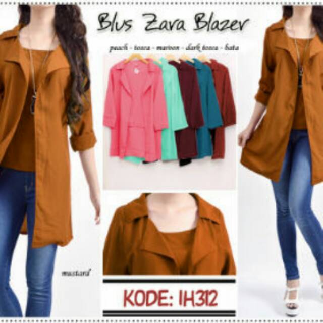 Blouse zara blezer