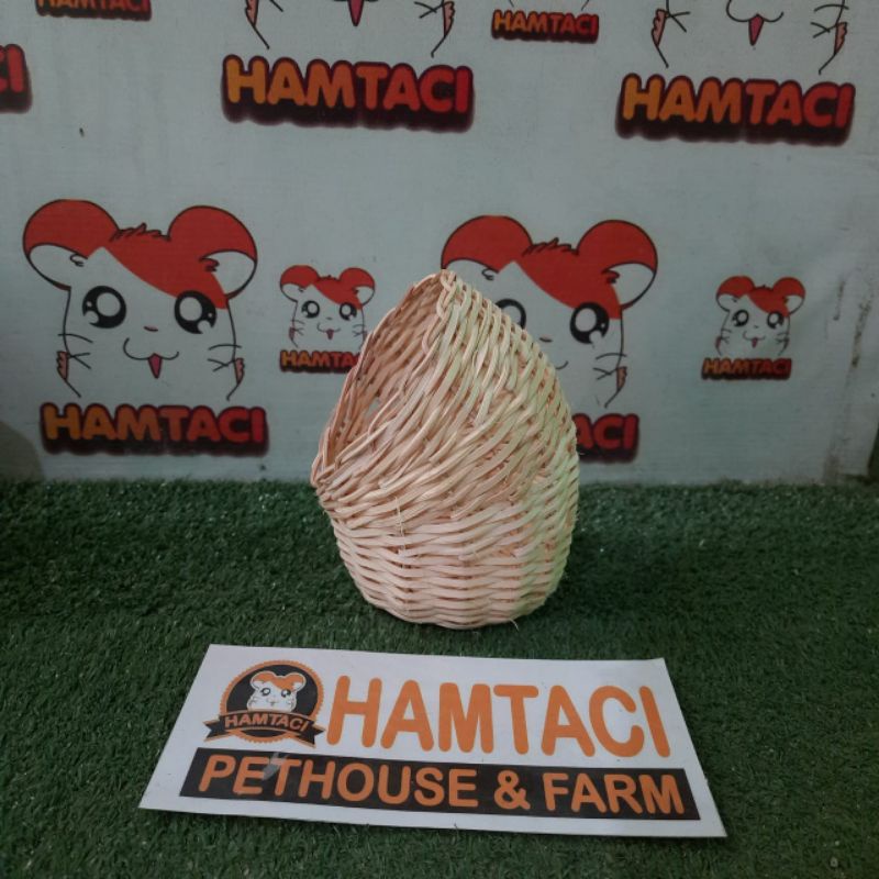 RUMAH HAMSTER ANYAMAN ROTAN BY HAMTACI