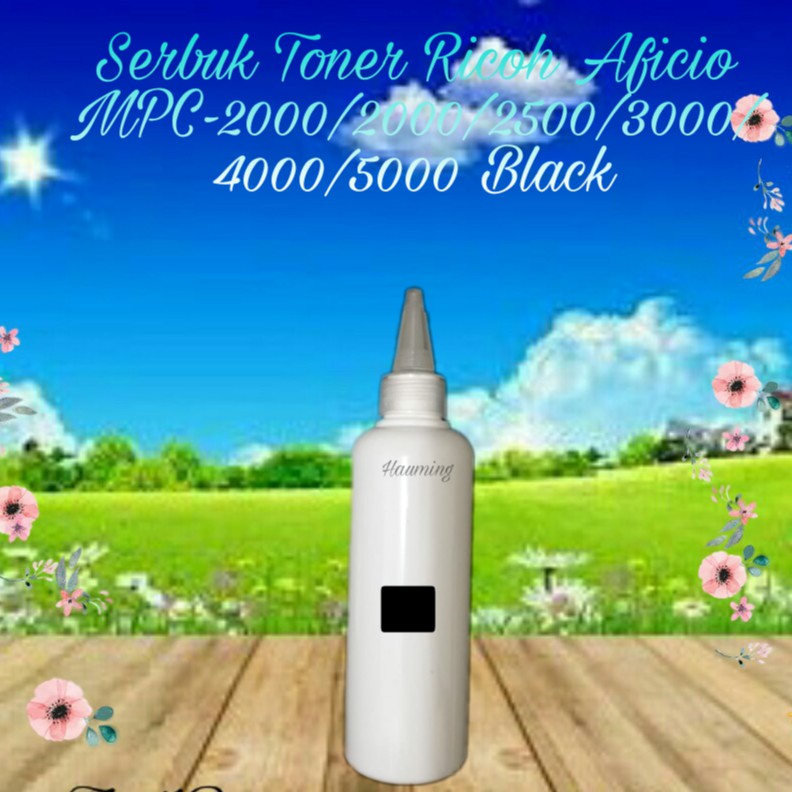 Serbuk Toner Ricoh Aficio MP C2000 C2500 C3000 C4000 C5000 MPC2000 MPC2500 MPC3000 Black 1x Isi