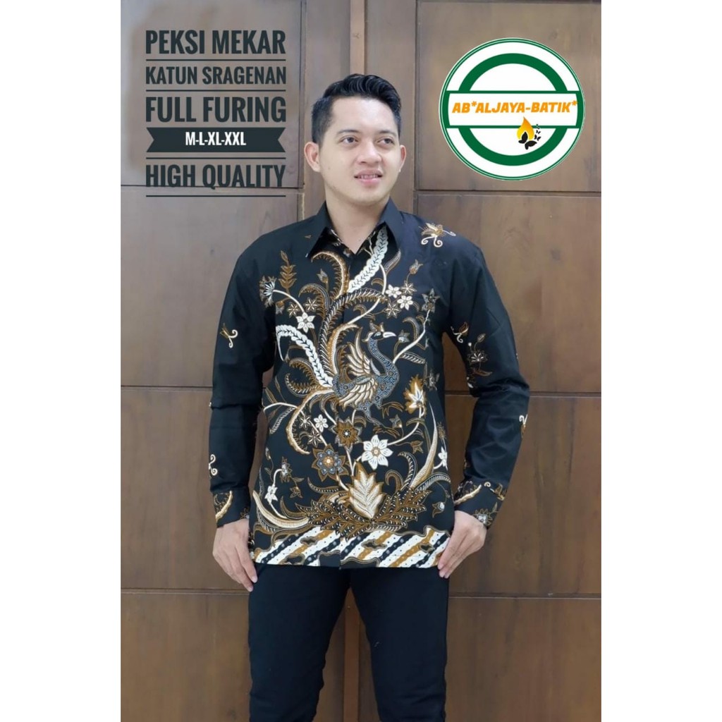 PEKSI MEKAR BAJU kemeja batik pria lengan panjang pendek SOLO modern PREMIUM BSO OFFICIAL