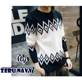 sweater pria sweater rajut zeru tribal