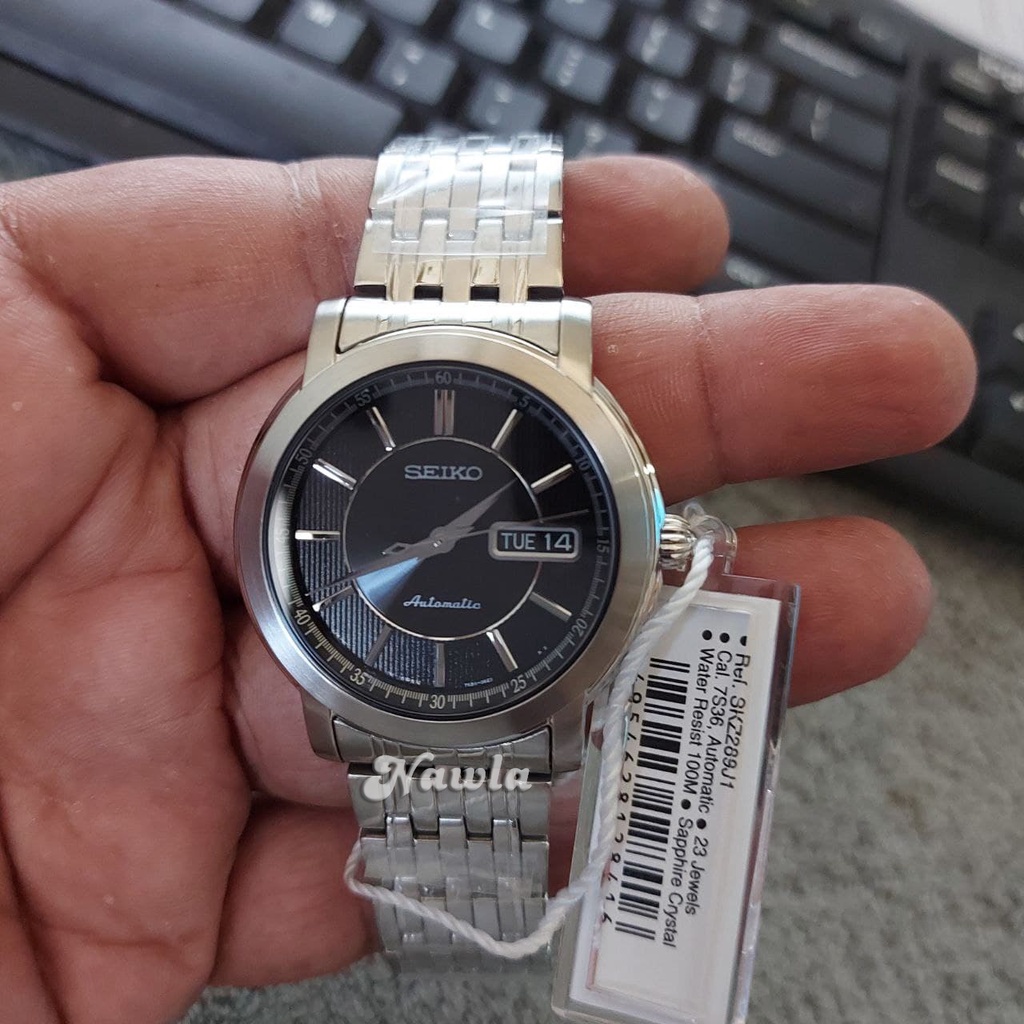Seiko Automatic SKZ289J1 Classic Sapphire Glass - Jam Tangan Pria SKZ289
