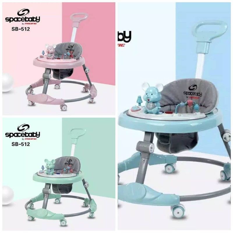 SPACE BABY Baby Walker SB-512 Alat Bantu Belajar Jalan Bayi